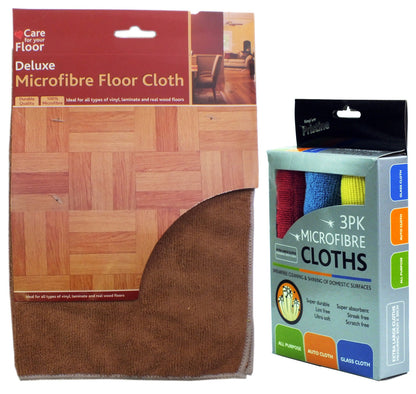 Microfibre Cleaning Cloths or Micro Fibre Floor Cloth for All Floor Types