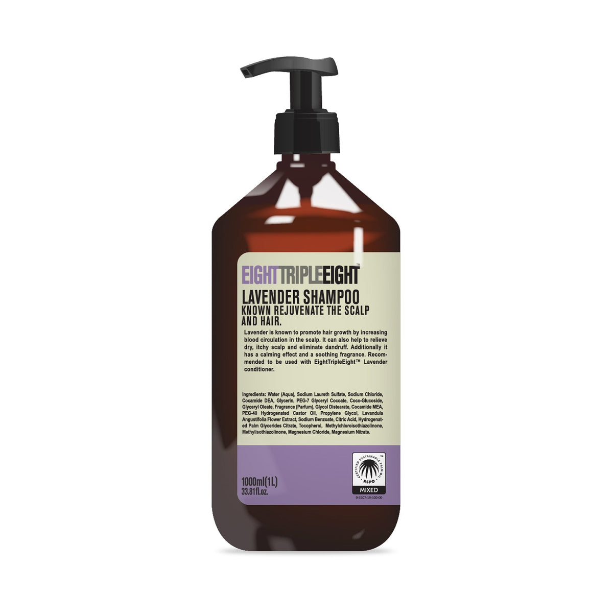 Eight Triple Eight Lavender Shampoo 1L