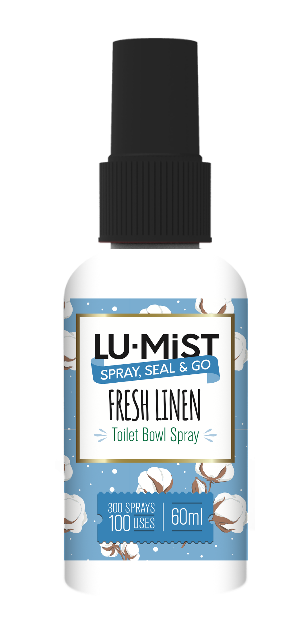 Lu Mist Toilet Bowl Spray 60ml - Fresh Linen