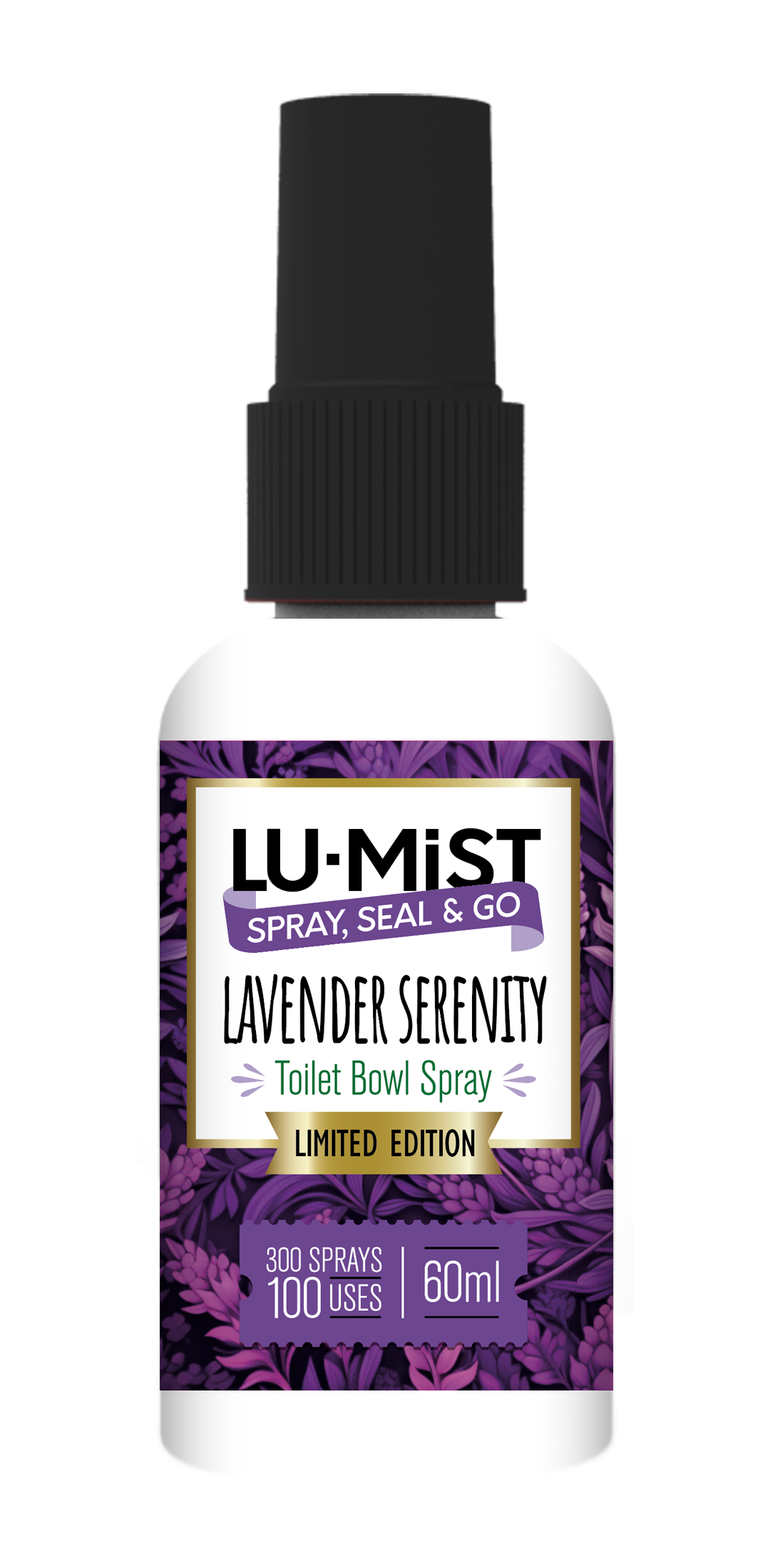 Lu Mist Limited Edition Toilet Bowl Spray 60ml - Lavender Serenity