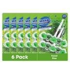 6x Max Flush 5 Toilet Rim Block Cleaner Twin Pack (6 x 2 = 12 x 45g Rim Blocks)
