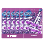 6x Max Flush 5 Toilet Rim Block Cleaner Twin Pack (6 x 2 = 12 x 45g Rim Blocks)