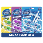 3x Max Flush 5 Toilet Rim Block Cleaner Twin Pack (3 x 2 = 6 x 45g Rim Blocks)