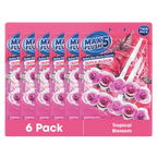 6x Max Flush 5 Toilet Rim Block Cleaner Twin Pack (6 x 2 = 12 x 45g Rim Blocks)