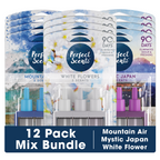 12x Perfect Scents 3Scents Refill Home Air Freshener - Compatible with 3volution
