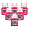 6x Yankee Candle - Home Inspiration - Scented Candle - Pink Pine Pin Rose - 104g