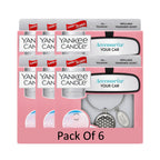 Yankee Candle Charming Scents Car Air Freshener Charms, Pack of 6, Long Lasting Fragrance