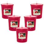 5x Yankee Candle Votive  Pomegranate Gin Fizz  49g  15hr Burn time Each