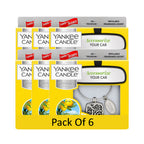Yankee Candle Charming Scents Car Air Freshener Charms, Pack of 6, Long Lasting Fragrance