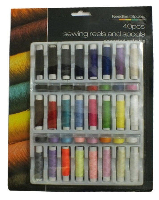 40 Pcs Sewing Reels and Spools