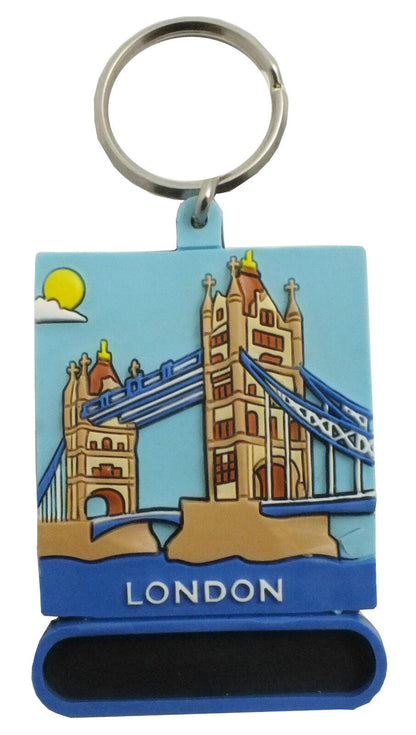 3D Cute Rubber Key Ring Key Chain UK Landmark & Theme Sports Gift Kid Men Women
