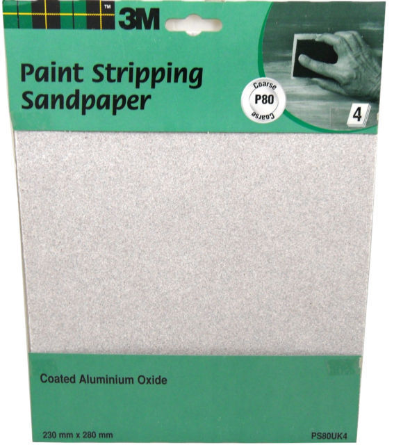 3M Sandblaster Sandpaper Paint Stripping & Bare Surfaces & Between Coats