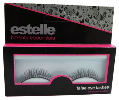Estelle False Eye Lashes Adhesive Included  (6 Designs to Choose)