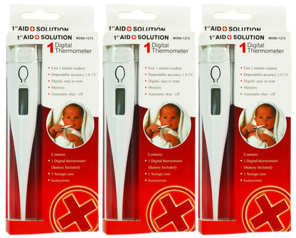 Digital First Aid Thermometer Easy To Read Display Baby & Adult