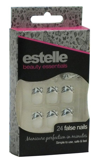 Estelle 24 False Nails Manicure Perfection in Minutes (3 Colours to Choose)