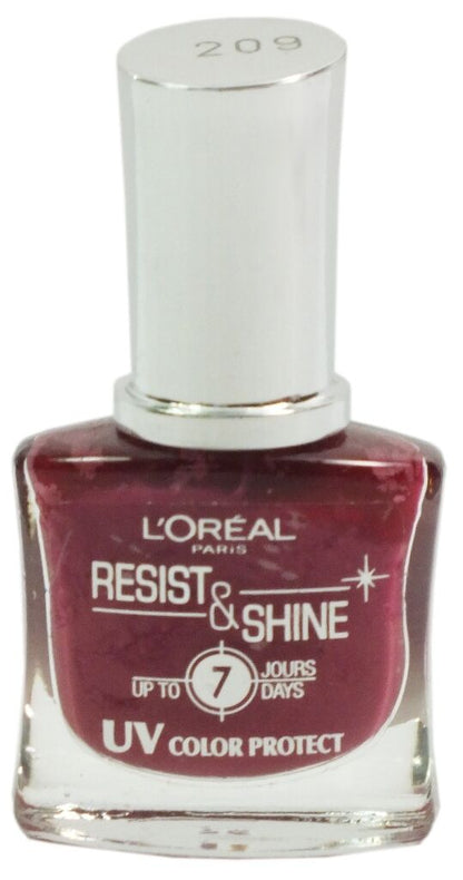 L’Oreal Resist & Shine UV Colour Protect Nail Polish Various Colours