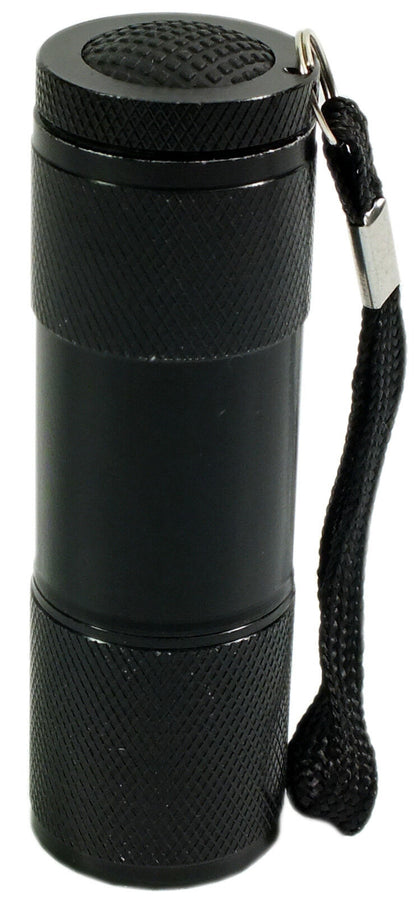 Top England 9 LED Metal Pocket Torch (4 Colours to Choose)