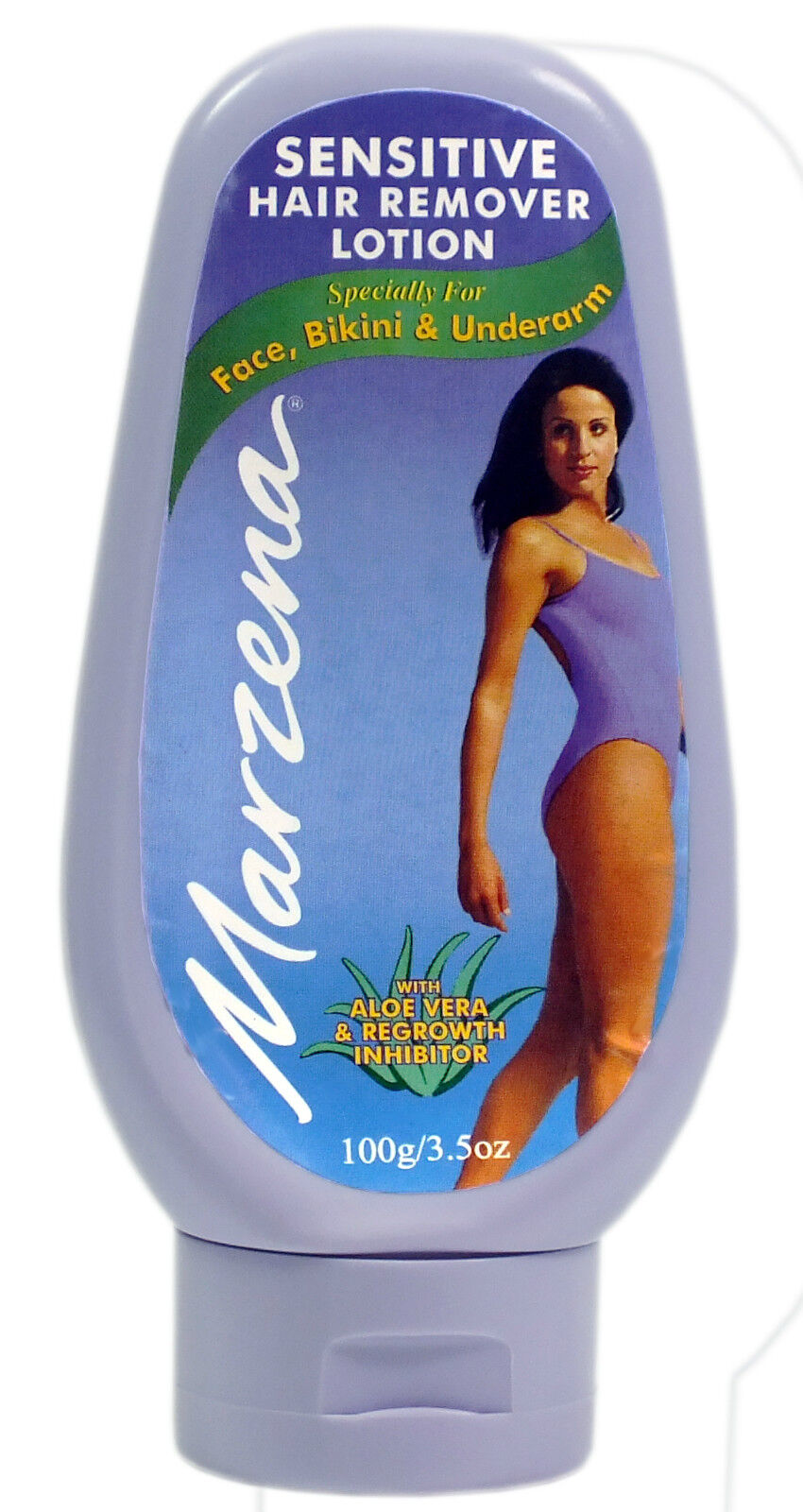 Marzena Sensitive Hair Remover Lotion for Face, Bikini & Underarm 100g/3.5oz
