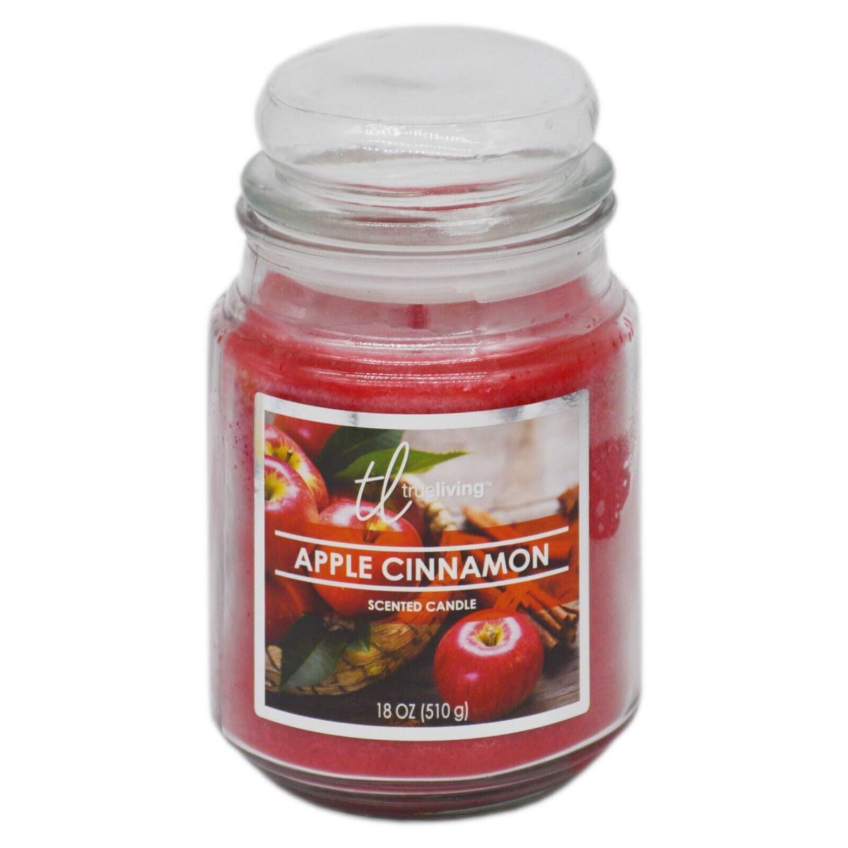 True Living 18oz/510g Jar - Apple & Cinnamon