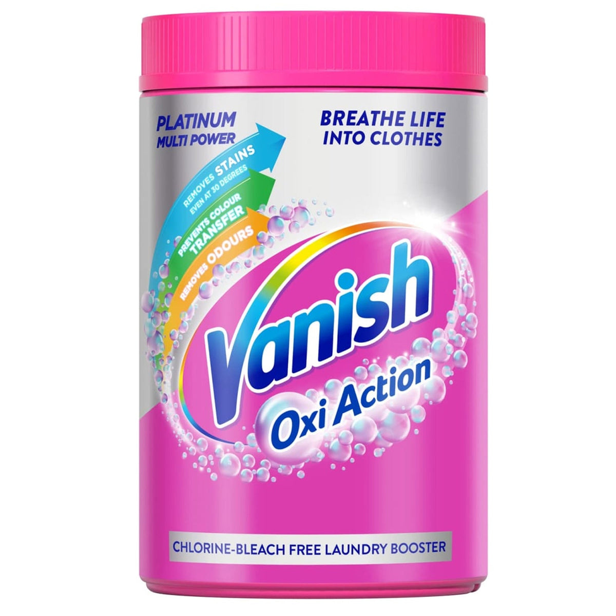 Vanish Pink Oxi Action Platinum Powder Powerful Stain Remover 1.57kg