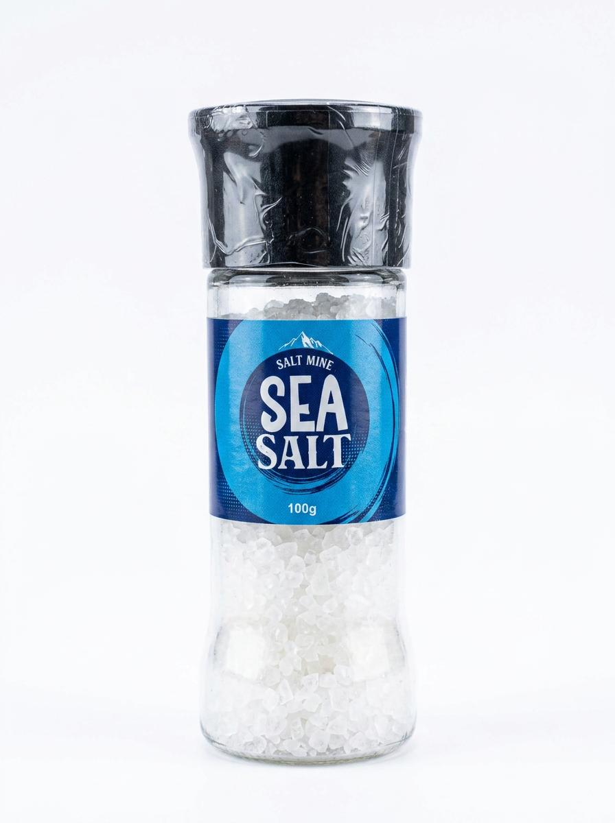3x Saltmine Grinder Mix  Sea Salt / Pink Salt / Black Pepper  100g