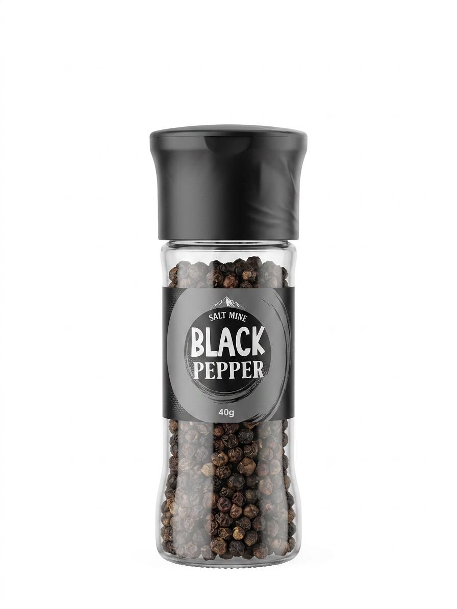3x Saltmine Grinder Mix  Sea Salt / Pink Salt / Black Pepper  100g