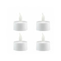 Mini Sun Set of 4 Battery Operated Flicker WW LED Tea Lights