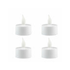 Mini Sun Set of 4 Battery Operated Flicker WW LED Tea Lights