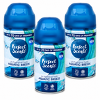3x Perfect Scents Air Freshener Automatic Spray Refills 250ml