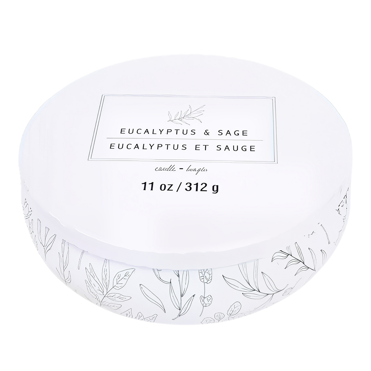 Ashland Candle Tin 11oz/312g - Eucalyptus & Sage