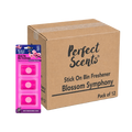 12x Perfect Scents Stick On Bin Freshener - Blossom Symphony - 3x5g (15g) per pack - 36x5g (180g) Total