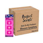 12x Perfect Scents Stick On Bin Freshener - Blossom Symphony - 3x5g (15g) per pack - 36x5g (180g) Total