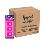 24x Perfect Scents Stick On Bin Freshener - Blossom Symphony - 3x5g (15g) per pack - 72x5g (360g) Total