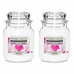 Yankee Candle Large Jar Candles Pack of 2, 340g Each, Long Lasting Fragrance Home Scented Candles