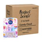 12x Perfect Scents 3 Scents Air Freshener Refill - Compatible with 3volution - 3x20ml Per Pack - 36x20ml (240ml) Total