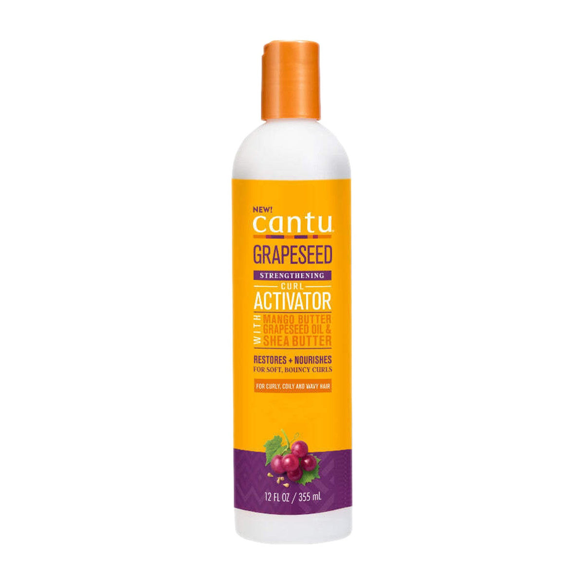 Cantu Strengthening Curl Activator Cream 355ml - Grapeseed