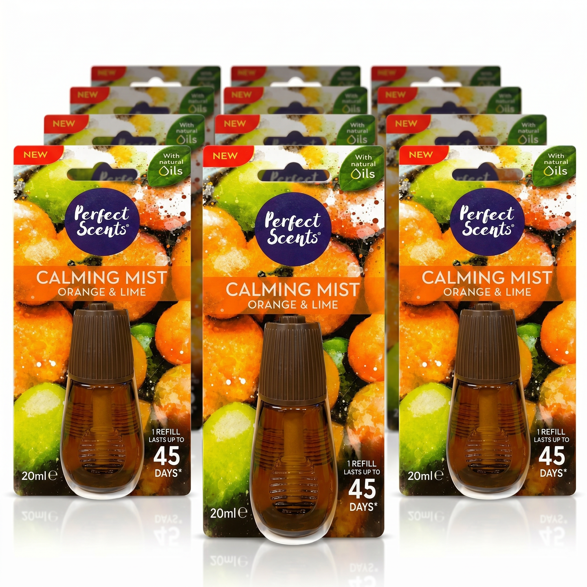 12x Perfect Scents Calming Mist - With Natural Oils - Lasts Up To 45 Days - 20ml