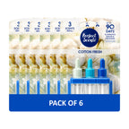 6x Perfect Scents 3 Scents Air Freshener Refill - Compatible with 3volution - 3x20ml Per Pack - 18x20ml (120ml) Total