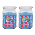 2x SWIZZELS LARGE SCENTED GLASS JAR CANDLE 18oz