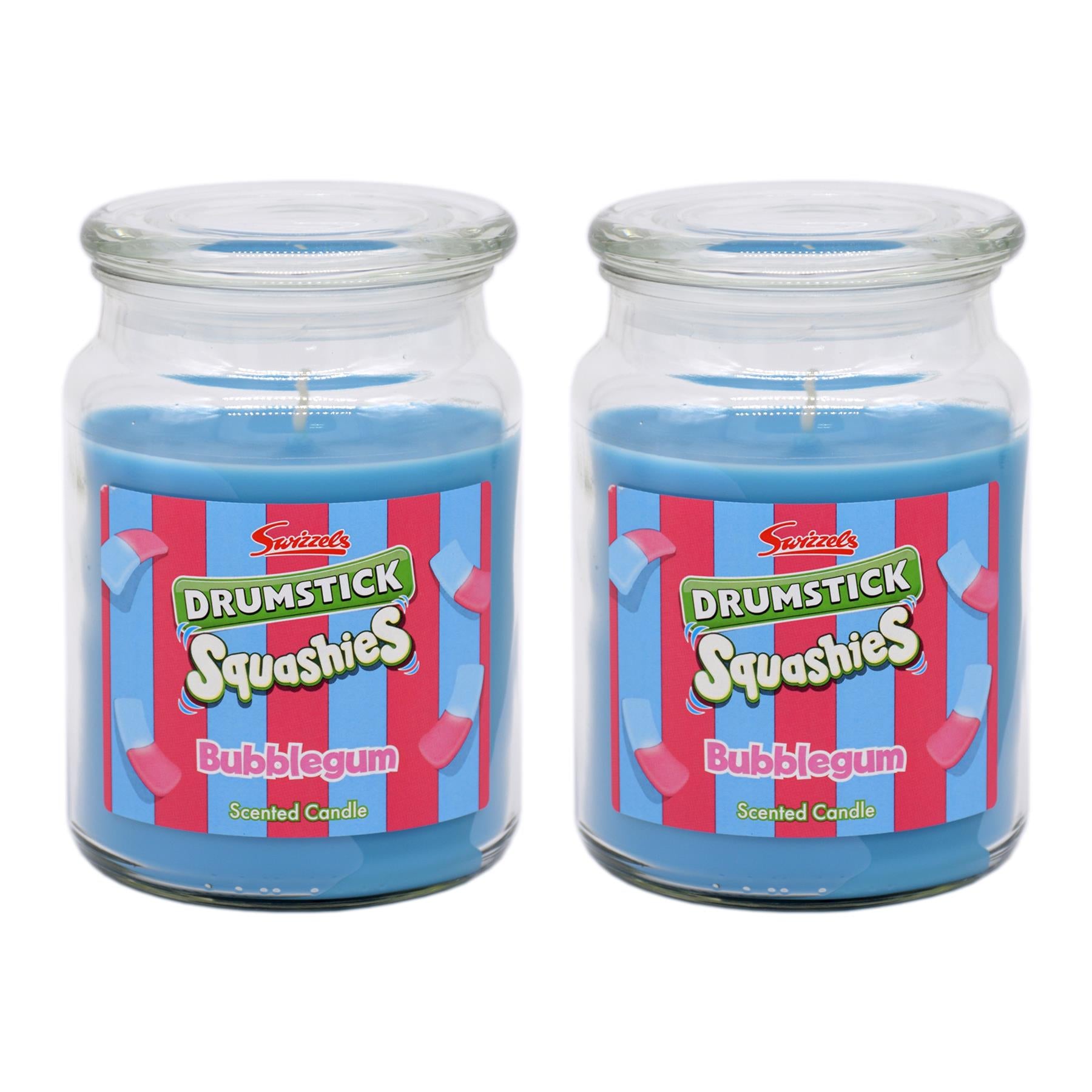 2x SWIZZELS LARGE SCENTED GLASS JAR CANDLE 18oz