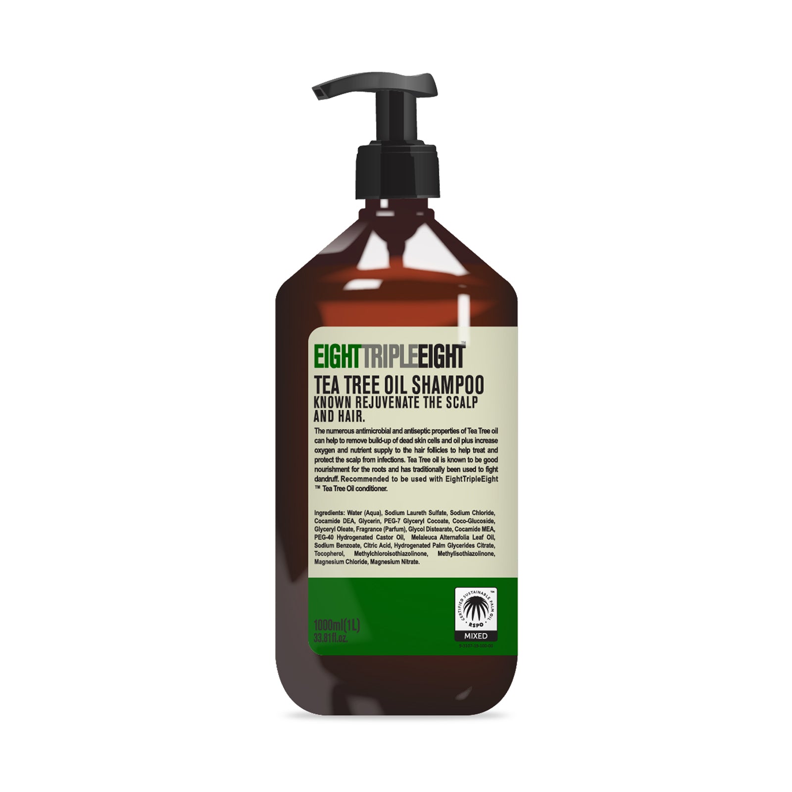 Eight Triple Eight Tea Tree Oil Shampoo 1L