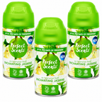 3x Perfect Scents Air Freshener Automatic Spray Refills 250ml