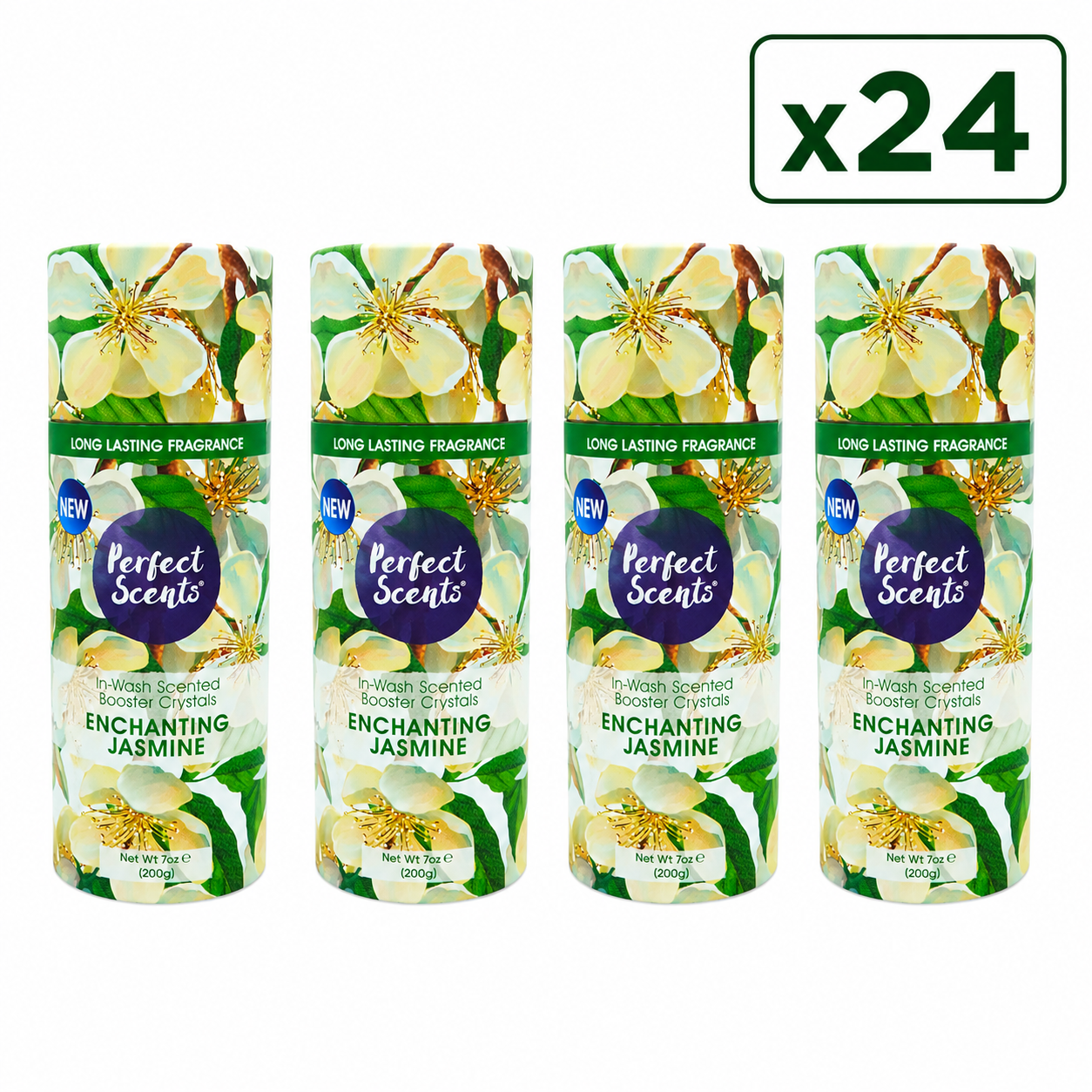 Perfect Scents In-Wash Scent Booster 200g Pack of 24, Laundry Fragrance Beads, Long Lasting Freshness, 4.8kg Total
