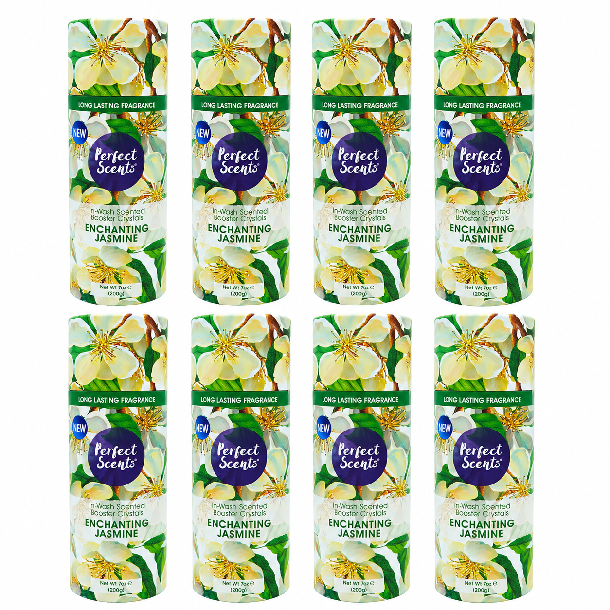 Perfect Scents In-Wash Scent Booster 200g Pack of 8, Laundry Fragrance Beads, Long Lasting Freshness, 1.6kg Total