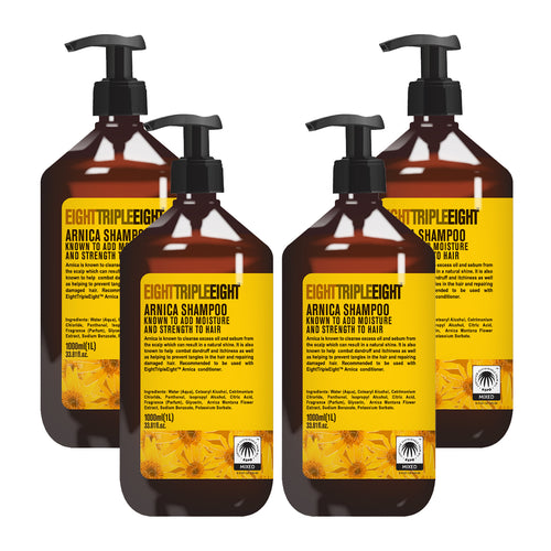 Eight Triple Eight Hair Care Pack of 4, Shampoo or Conditioner or Set, All Hair Types, Everyday Hair Care