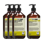 Eight Triple Eight Shampoo and Conditioner Pack of 4, 3 Shampoo and 1 Conditioner, All Hair Types, Everyday Hair Care