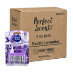 12x Perfect Scents 3 Scents Air Freshener Refill - Compatible with 3volution - 3x20ml Per Pack - 36x20ml (240ml) Total
