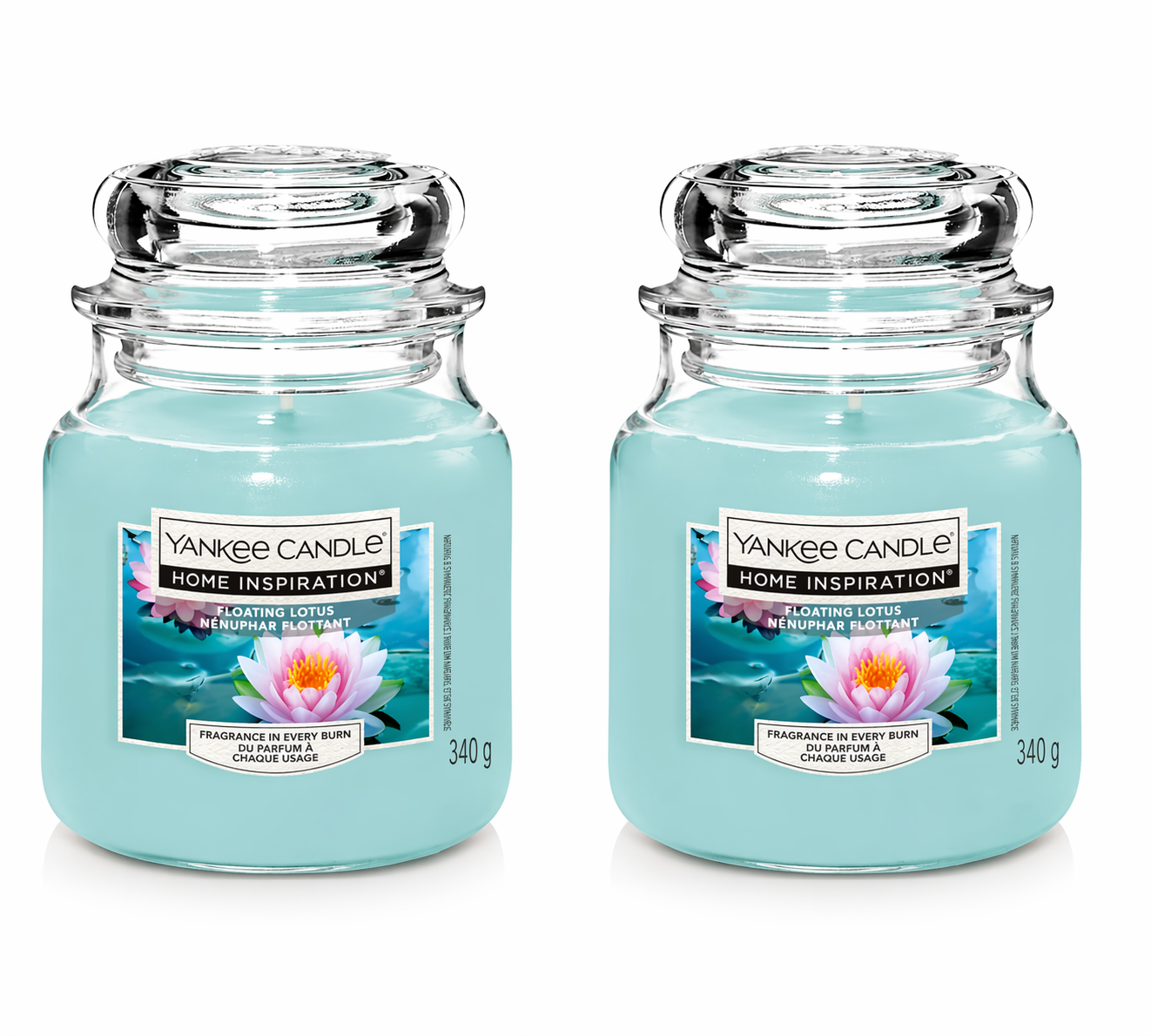 Yankee Candle Large Jar Candles Pack of 2, 340g Each, Long Lasting Fragrance Home Scented Candles