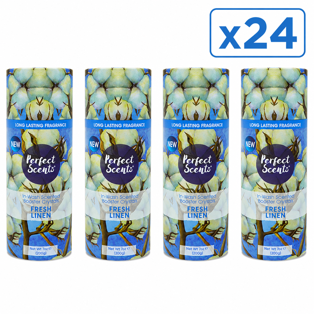Perfect Scents In-Wash Scent Booster 200g Pack of 24, Laundry Fragrance Beads, Long Lasting Freshness, 4.8kg Total