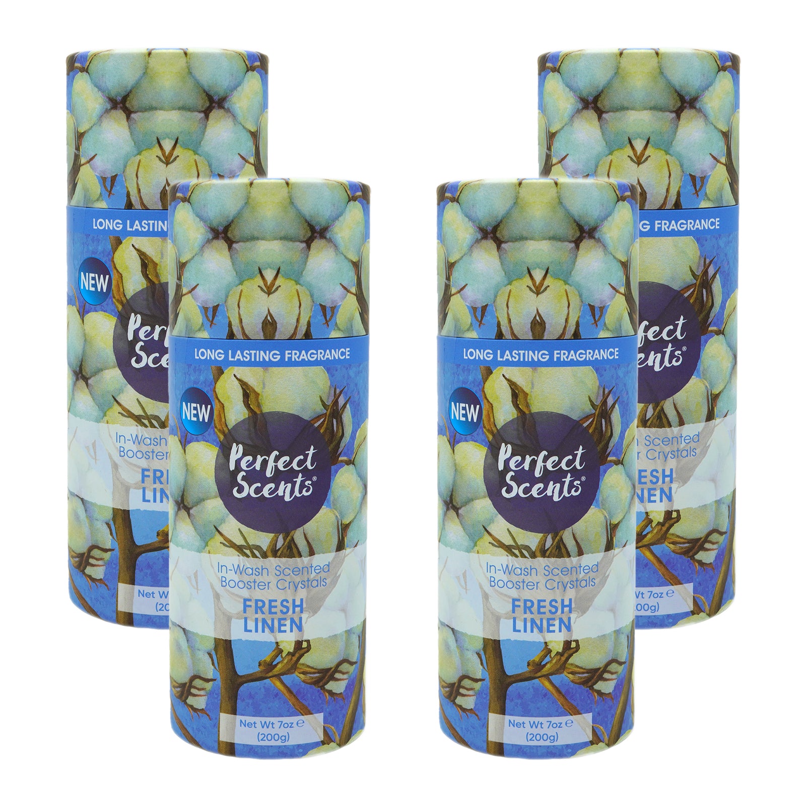 Perfect Scents In-Wash Scent Booster 200g Pack of 4, Laundry Fragrance Beads, Long Lasting Freshness, 800g Total